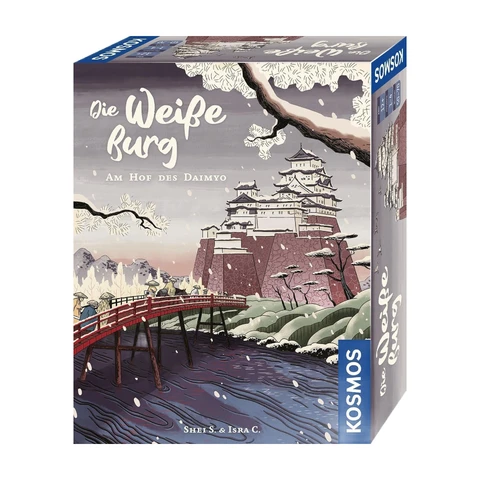 KOSMOS 683948 Die weiße Burg, Am Hof des Daiymo, Strategiespiel mit besonderem Würfel-Mechanismus, Gesellschaftsspiel für 1-4 Personen ab 12 Jahre, Kennerspiel