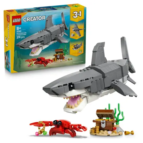 LEGO Creator 31381 Fierce Shark with a Treasure Chest