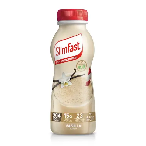Slimfast Meal Replacement Meal Support Shake Vanilla Flavour - 325ml