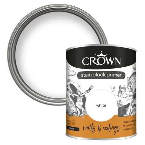 Crown Stain Block Primer White 750ML