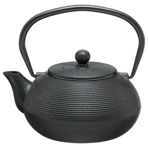 Iron Teapot - 600 ml - Black