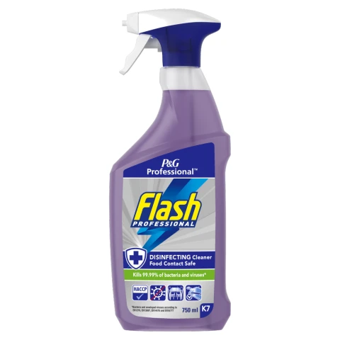 Flash Professional K1 Disinfecting Cleaning Spray for Food Surfaces 750ML