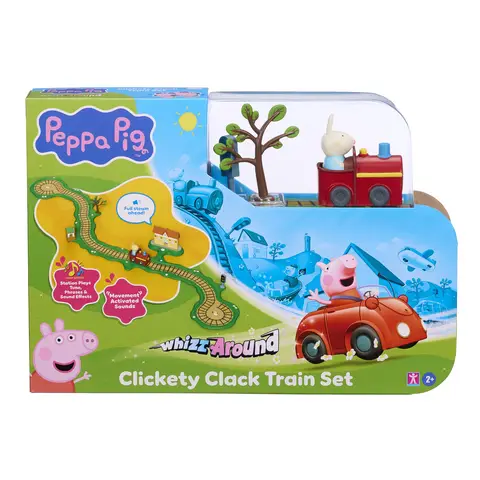Peppa Pig Whizz Around Clickety Clack Train Set