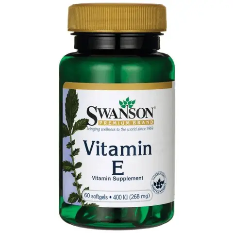 Swanson Vitamin E Antioxidant 400IU Daily Wellness Support Softgels - 60 Softgels