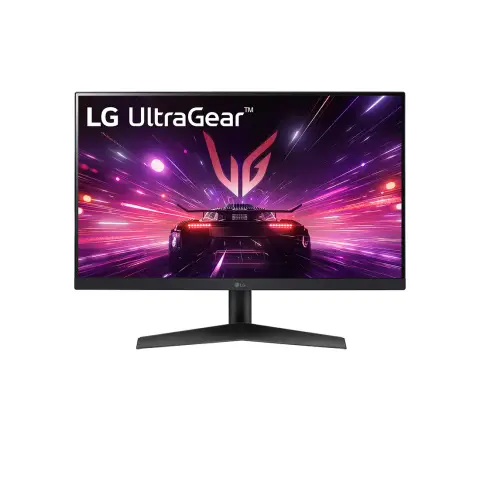 LG UltraGear Gaming Monitor 24GS60F, 24 Inch, 1080p, 180Hz, 1ms Response Time, IPS Display, HDR 10, NVIDIA G-Sync compatible & AMD FreeSync , Smart Energy Saving, Displayport, HDMI