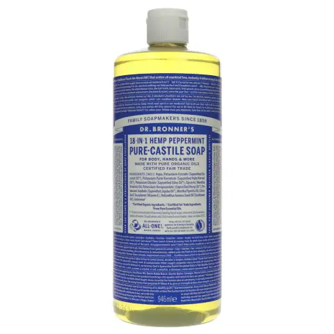 Dr Bronner's Peppermint Castile Liquid Soap