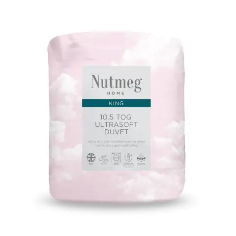 Nutmeg Home Duvet Ultrasoft 10.5 Tog King Size