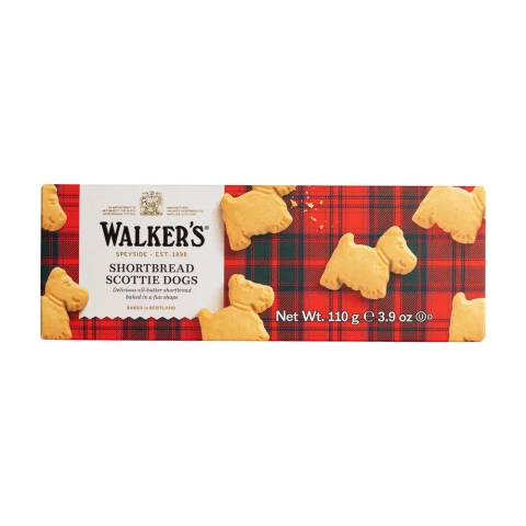 Walkers Shortbread - Scotty Dog Shaped Shortbread - 110g