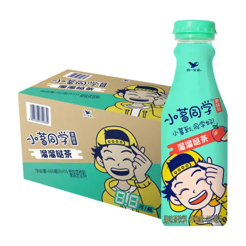 Unif Doubility Lime Tea Drink 480ml 统一小茗同学溜溜哒茶480ml
