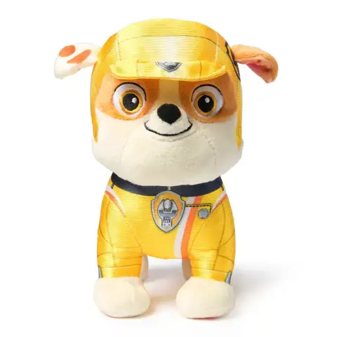Paw Patrol - Rescue Wheels - Basic Pluche Knuffel - Rubble (19 cm)