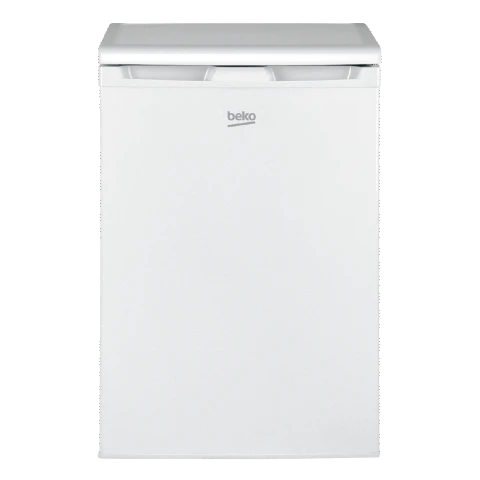 Beko TSE1284N b100 Tischkühlschrank mit Gefrierfach, 4-Sterne-Gefrierfach, 114 Liter Gesamtkapazität, 101 Liter Kühlschrank, 13 Liter Gefrierfach, MinFrost, Tür wechselbar, Weiß