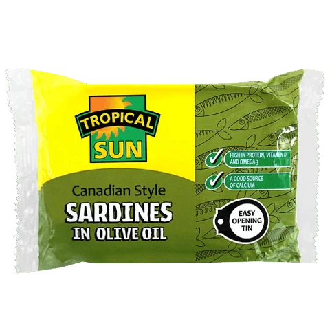 Tropical Sun Canadian Style Sardines In Olive Oil 120g