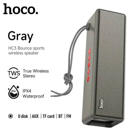 HC3 Bounce Sports Wireless Speaker - Grey