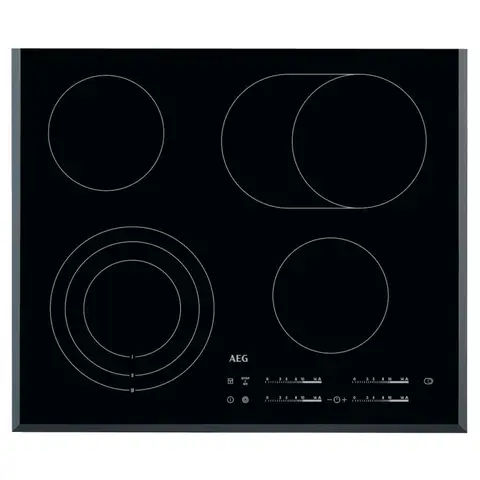 AEG HK654070FB - Inbouw Keramische Kookplaat - 4 Zones 7100W