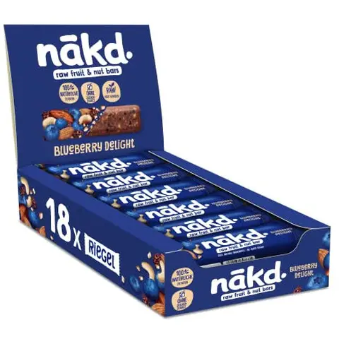 Nakd Blueberry Muffin 35g (Pack of 18)