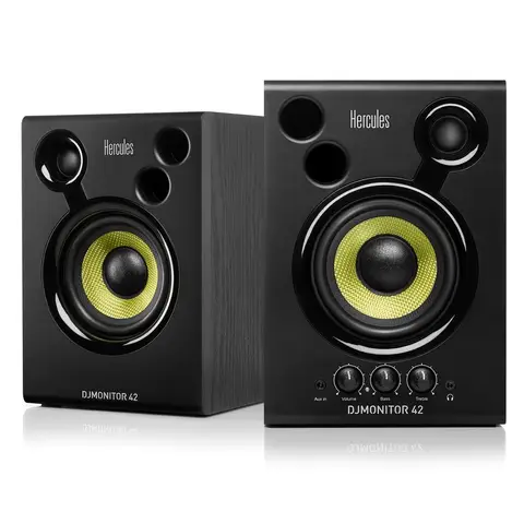 Hercules DJ 42 Lot de 2 enceintes - Noir