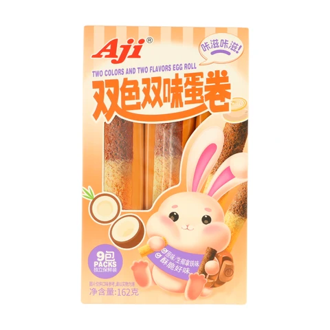 AJI Double Flavour Egg Roll Coconut Latte 162g