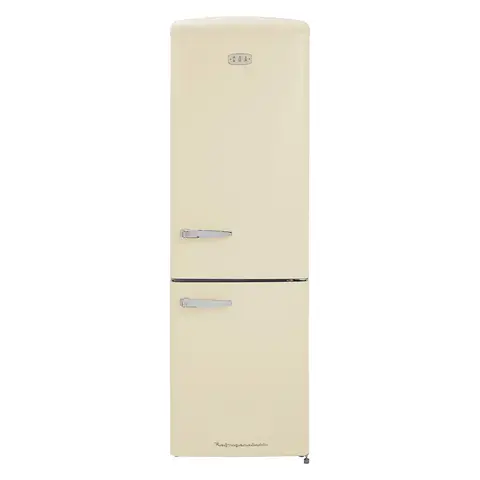 CDA Florence Barley Retro 199cm 60/40 Frost Free Fridge Freezer, Barley, D Rated