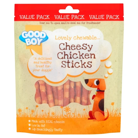 Good Boy Cheesy Chicken Sticks 185g