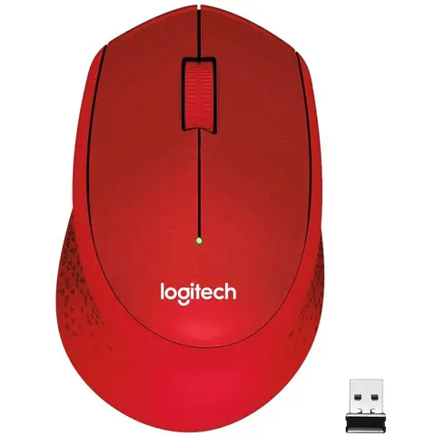 Logitech Mouse M330 SILENT PLUS Wireless Red