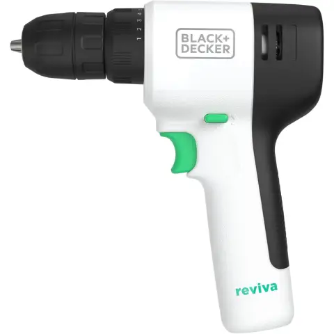 Black+Decker Akku-Schlagbohrschrauber Reviva, Gartengeräte, 12 V, 1,5 Ah