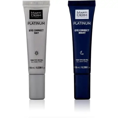 PLATINUM EYE CORRECT dag en nacht 2 x 10 ml