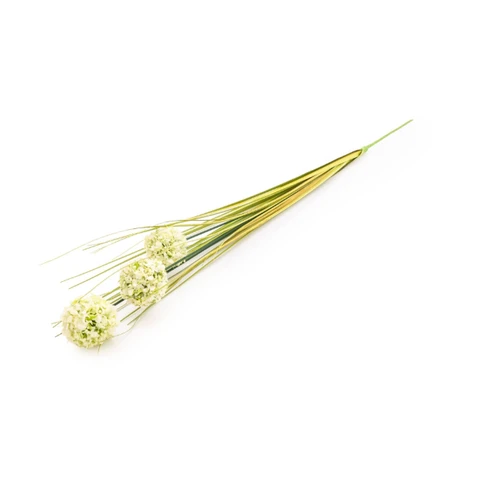 Candlelight Artificial Billy Button Grass Stem White 68cm