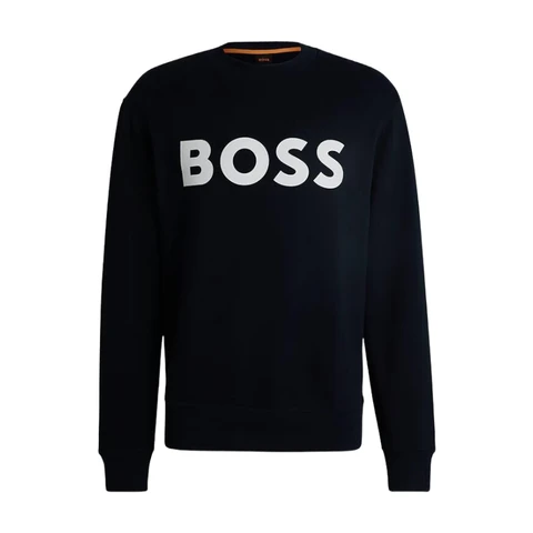 BOSS WeBasic Crew Sweatshirt - Dark Blue