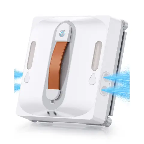 [New Arrivals Sale - ￡89.99 with Free Next-Day Delivery] Lubluelu CHYW201 6500pa 8-Layer Safety Protection 3 Path Model Smart Window Cleaning Robot