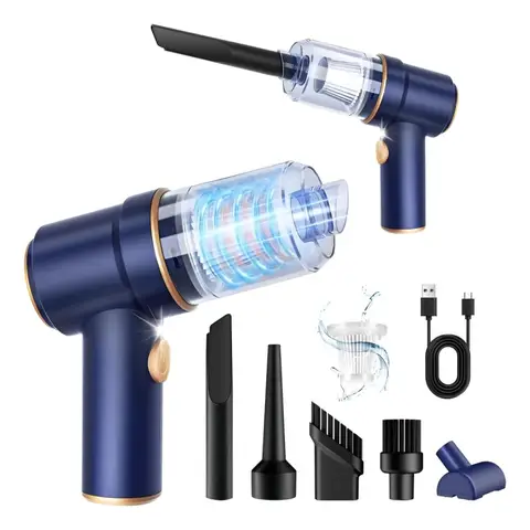 Suction and Blowing Car & Home Handheld Vacuum Cleaner 4500Pa Wireless USB Rechargeable Portable 2-in-1 with 18-30 min Runtime