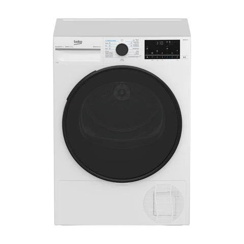 Beko B5T4824W vrijstaande wasdroger - 8 kg capaciteit - warmtepomptechnologie - energiezuinig - sensordroging - wit
