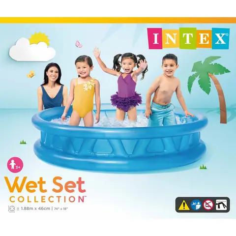Intex 6 foot Diameter Soft Side Pool