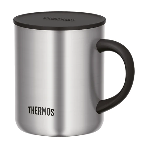 Thermos LONGLIFE-beker van roestvrij staal, mat, 0,35 l