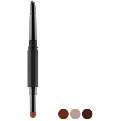 GOSH Copenhagen Brow Shape & Fill – 2-in-1 Augenbrauenstift & Puder 001 Brown 0,5 g