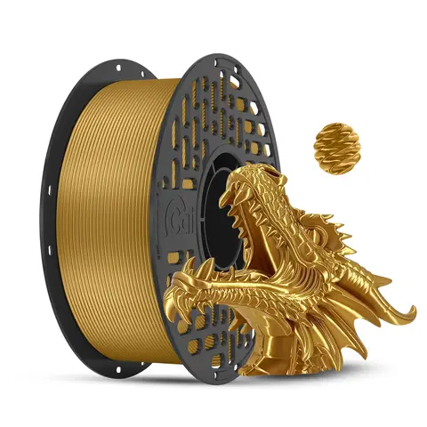 CAILAB PLA Silk 3D Printer Filament, Single Color - Gold