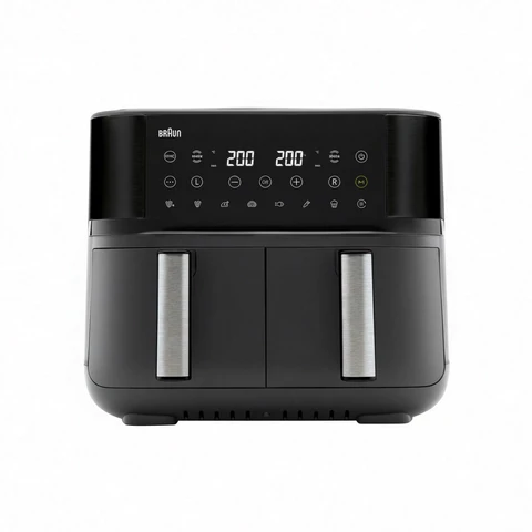 Braun TwinCook 3, Airfryer / Dubbele Heteluchtfriteuse, TD3030IBK, Zwart
