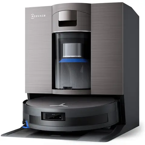 ECOVACS X11 Omni Cyclone aspirateur robot, débit et puissance 19 500 Pa, PowerBoost ultra-rapide, OZMO Roller 2.0, déclivité maximale 4 cm, PureCyclone 2.0 à vidage automatique
