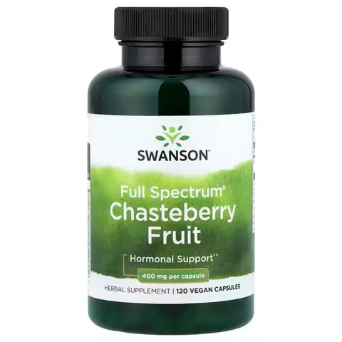 Swanson Full Spectrum Chasteberry Hormone Balance 400mg Capsules - 120 Capsules