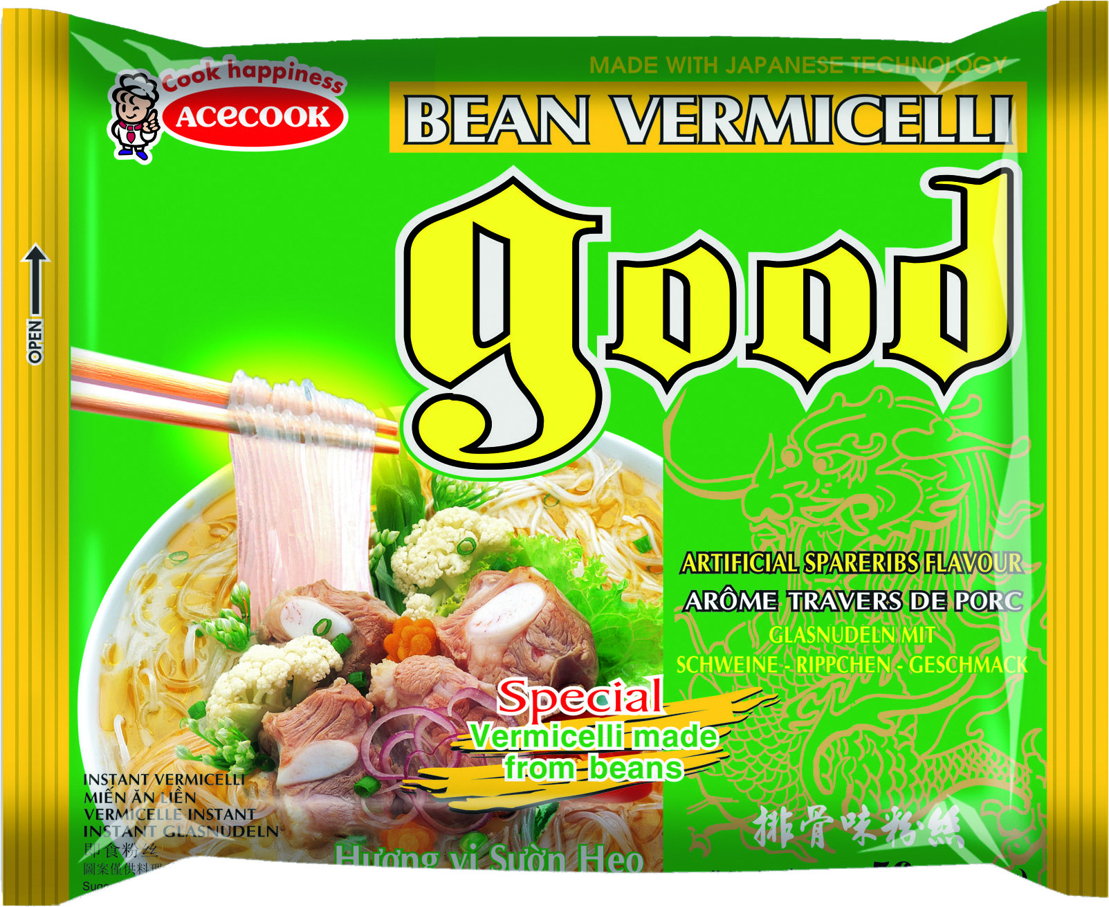 Instant Bohnen-Vermicelli Spareribs GD56g