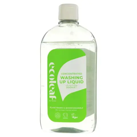 ECOLEAF BY SUMA - Washing Up Liquid-Concentrate - Citrus Fruits - 500ML