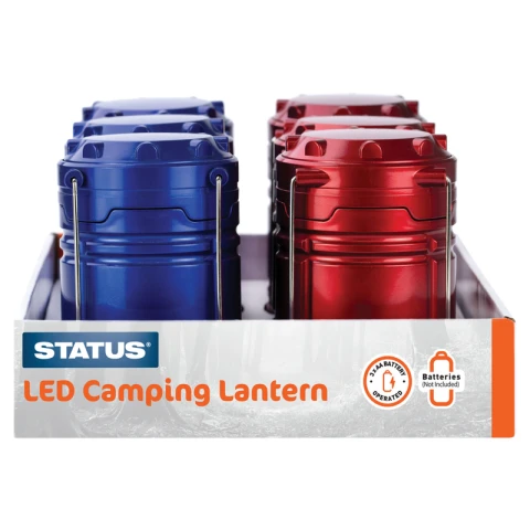 STATUS LED CAMPING LANTERN RED & BLUE