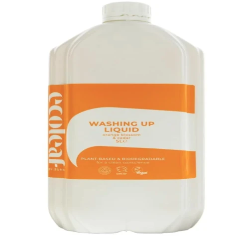 ECOLEAF BY SUMA - Washing Up Liquid-Orange Blos - Fragrance - Orange Blossom - 5L