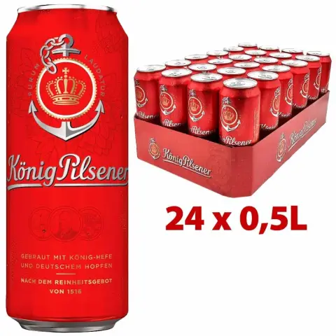 KOENIG PILSENER 24x0,5L   (zzgl. 6,00€ Pfand)