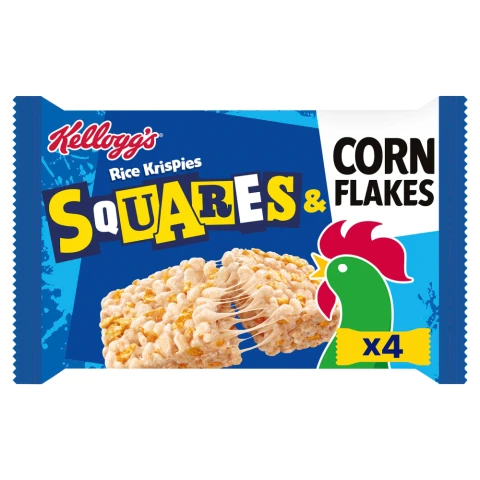 Kellogg's Corn Flakes Squares 4 x 34g