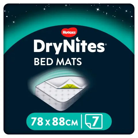 Huggies DryNites Bed Mats Size 4 7 pack