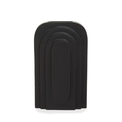 Hapax Tall Matt Black Finish Vase