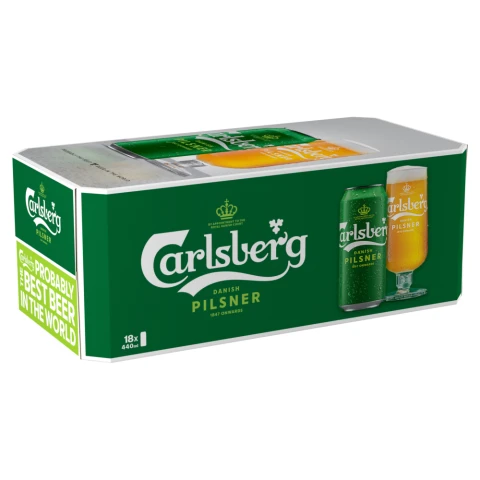 Carlsberg Pilsner 18 X 440ml (Abv 3.4%)