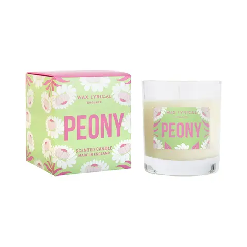 Wax Lyrical Candle Pop Florals Peony 586g