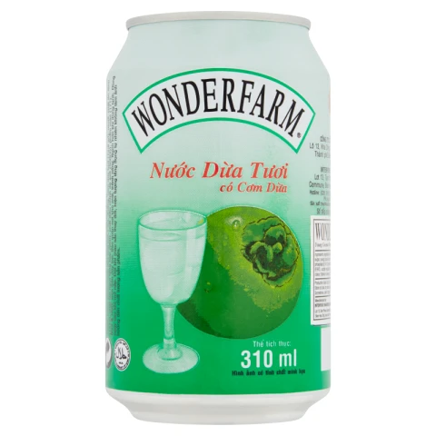 Wonderfarm Coconut Water 330Ml