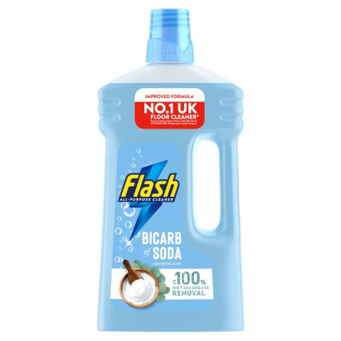 Flash Multipurpose Liquid Cleaner Bicarbonate Soda & Eucalyptus 1L